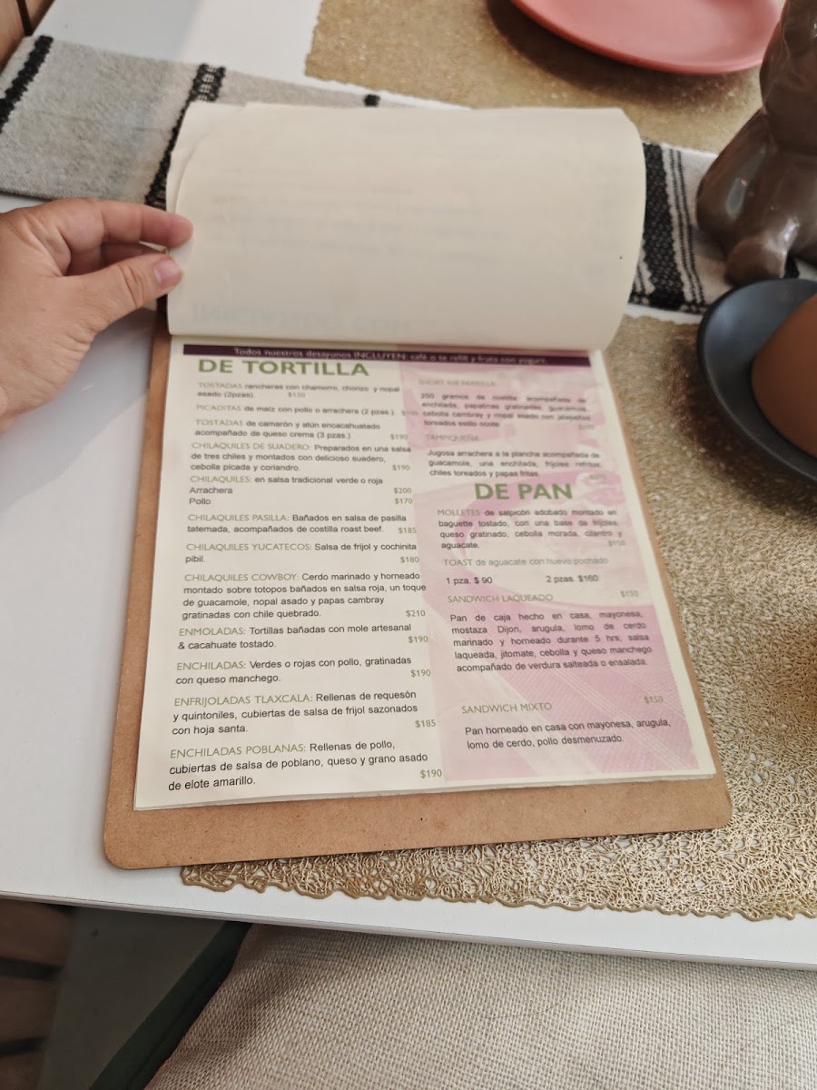 Barro Negro Menu - Image 2